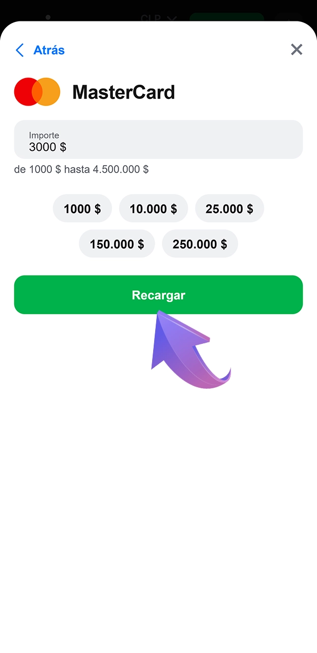 Para empezar a jugar a PLinko, tienes que recargar tu saldo en 1win.